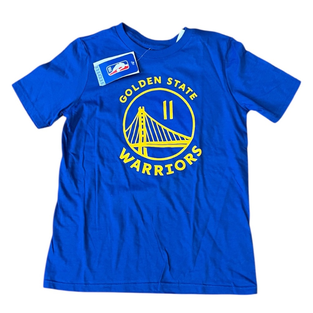 Golden‎ State Warriors Nike NBA Klay Thompson CottonTee Shirt Kids Medium 10/12